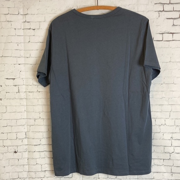 A.P.C. NWT Blue Crew Neck Pocket Tee Large Classic Minimalist Elevated Basic - Picture 10 of 14